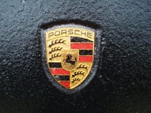 Icy Porsche Emblem