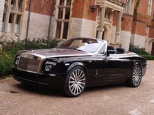 Rollls Royce Phantom Drophead fitted with Revere London WC2 22&quot; WHEELS