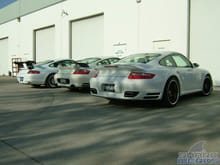 Porsches always look good in white.