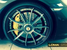 DER PORSCHE 991 TURBO S MIT 21" ZOLL ALUFELGEN VON LOMA WHEELS