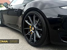 PORSCHE 991 TURBO S WITH 21″ FORGED RIMS BY LOMA WHEELS