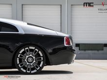 Rolls Royce Wraith Coupe sitting on Vellano VM30 MONOBLOCK Forged Concave custom color match