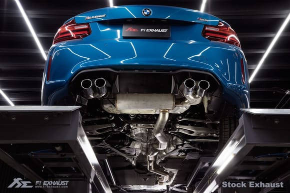 BMW F87 M2 STOCK Exhaust System
