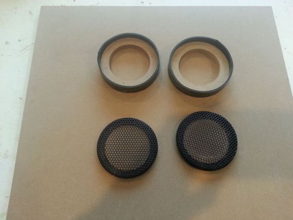 3.5" grills and ring adapter