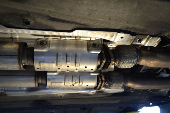 Removing the midsection exhaust