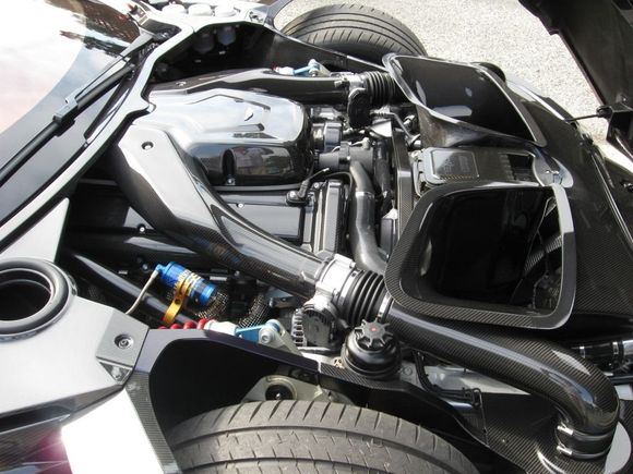 Vulcan Engine Compartment with lots of carbon fiber