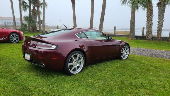 The event was on the grounds of the Jekyll Island Club overlooking the river.  There was fog early in the morning 