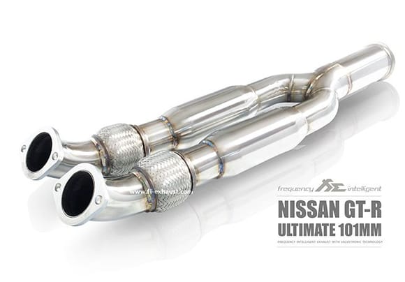 Fi Exhaust for Nissan GTR R35 Ultimate 101MM – Catless DownPipe.