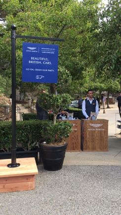 Check-in area at Sunset Center