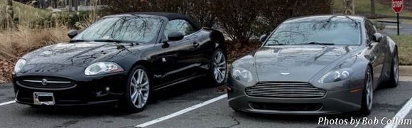 Jaguar XK and Aston Vantage - two designs by Ian Callum.