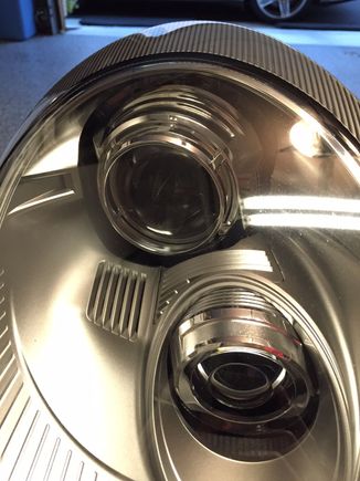 Passenger Headlight (the small scratch can be seen)