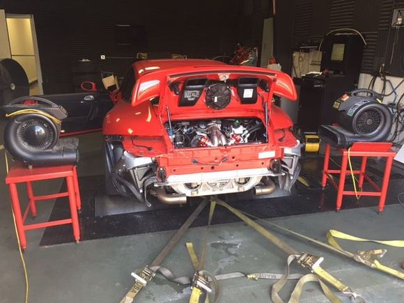 Ready to go, X-section removed and testing on (essentially) 3" straight pipes.