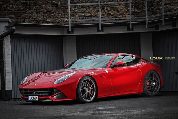 Masterpieces among themselves - Ferrari F12 equipped by LOMA®-Wheels