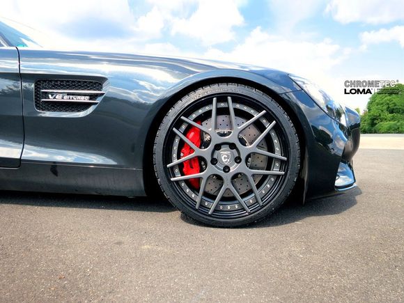 LOMA Mercedes GT S AMG with 20"/21" Inch Forged Performance Wheels. www.lomawheels.com