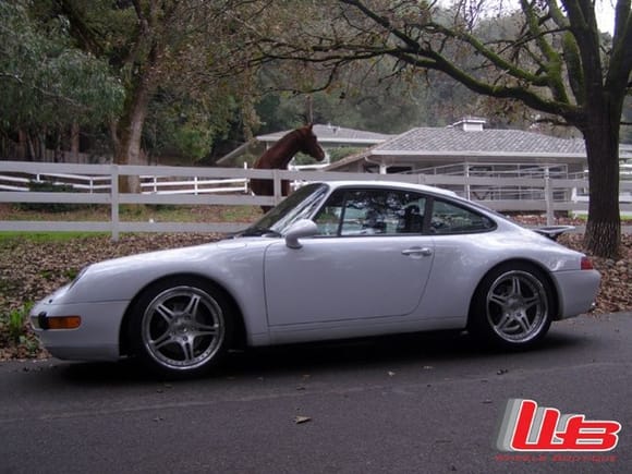 Porsche 993 with 18&quot; HRE 547R in brushed finish

Thank you John for the picture