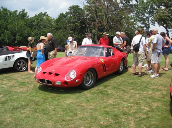 1965 Ferrari GTO race ready at the Cortile