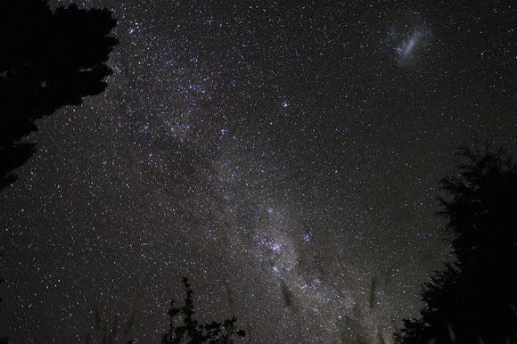 Chilean Sky - Milky Way and Large Magellanic Cloud