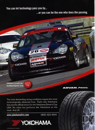 Yokohama Ad
Featuring One of the Stuttgart Performance Race Cars