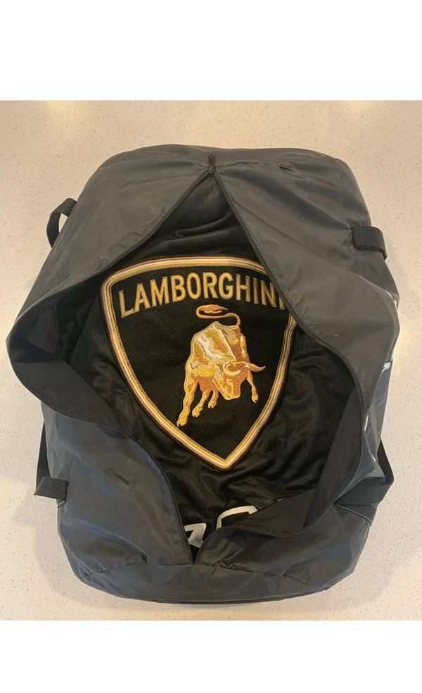 FS CA GENUINE OEM Lamborghini Huracan Car Cover with Duffel Bag, White