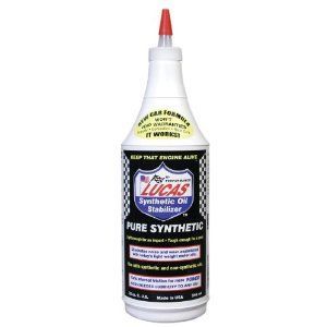 Haven't quite used it yet. Hesitant because the bad I hear can be REALLY BAD.
http://www.amazon.com/gp/product/B000ARPVNY/ref=oh_details_o00_s00_i00
Amazon Product: Lucas 10130 Synthetic Oil Stabilizer. Quart
Ships from and sold by Amazon.com
US $16.59 &amp; eligible for FREE Super Saver Shipping on orders over $25