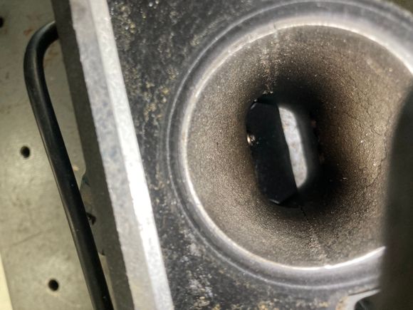 You can see one bolt. There should be 2. 