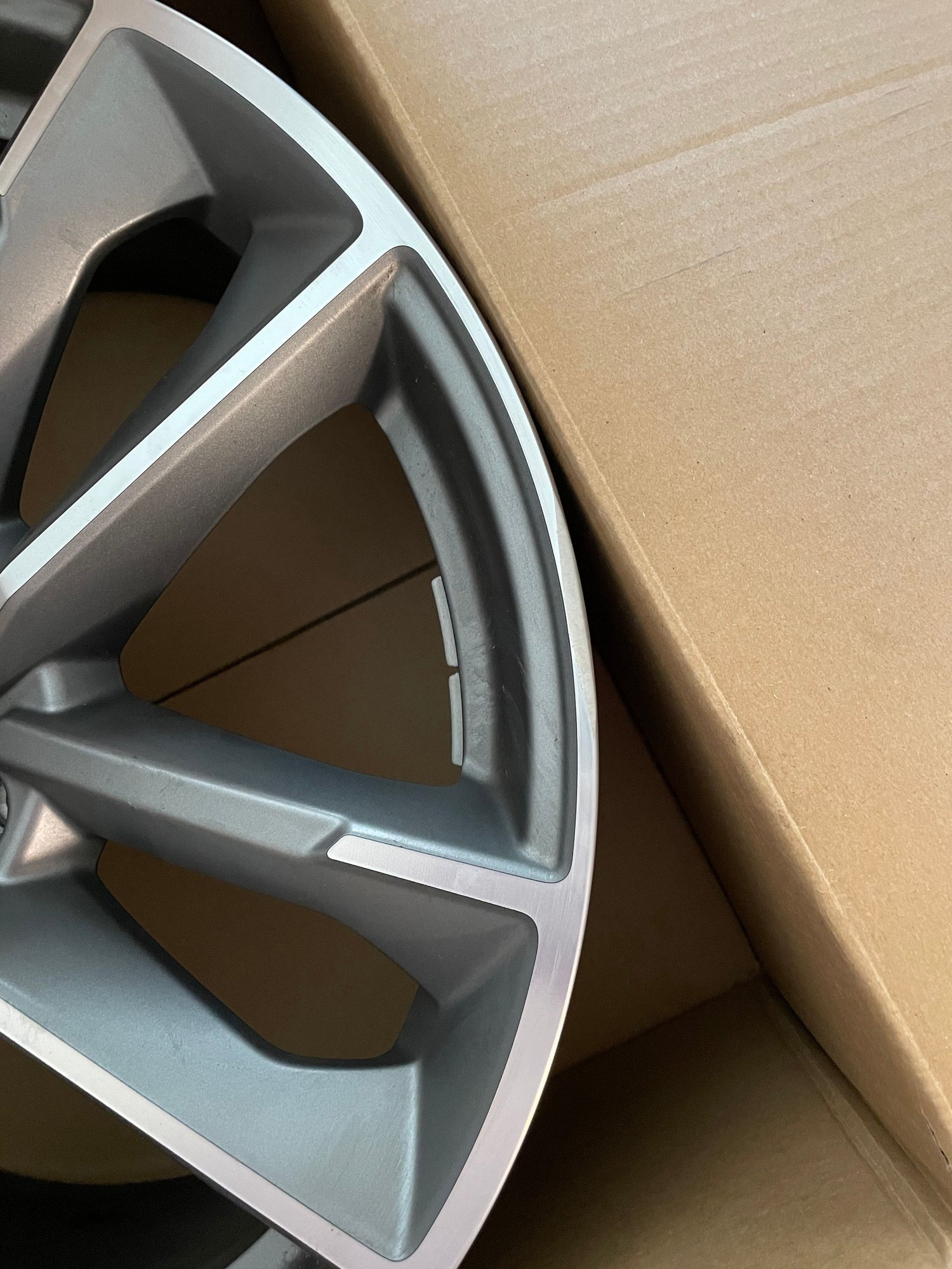 Wheels and Tires/Axles - Full Set Audi OEM 19" 5-Twin-Arm Design Wheels, Matte Titanium Finish - Used - All Years Any Make All Models - Portsmouth, RI 02871, United States