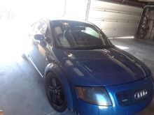 It’s a nice color car and the body isn’t bad for an 18 year old car 