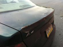 Old trunk lid