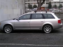 Side after BBS CH and spacers - 2001 A6 Avant
