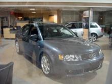 2004 Audi A4 1.8T Ultrasport in the showroom on the day of purchase in April 2004.