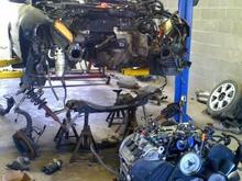 Engine out again