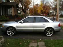 Freshly waxed/clay bar A4 D side