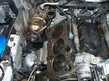 Right side cylinder head removal