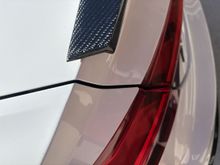 wrong curvature and does not reach trunk cut line - both sides