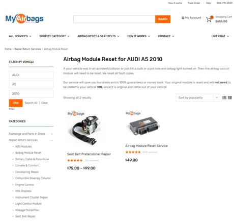 Simple repair & return solution to reset HARD CODES that can't be reset by a Diagnostic Tool.