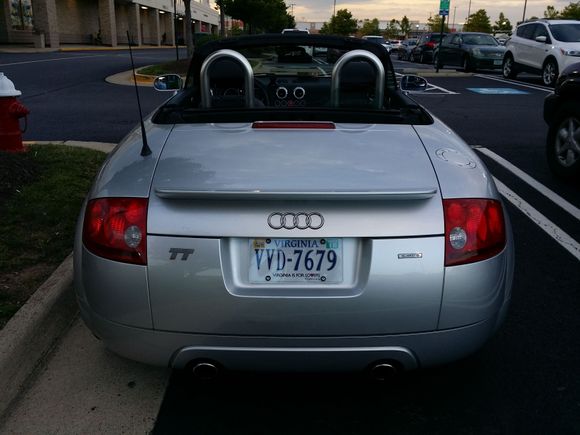 2001 Audi TT Quattro rear
