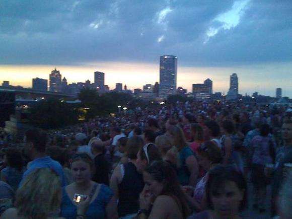 Bon Jovi concert in Milwaukee at Summerfest 2009.