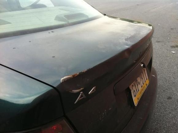 Old trunk lid