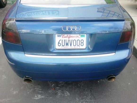 Smoked red/clear tails and debadged in the rear