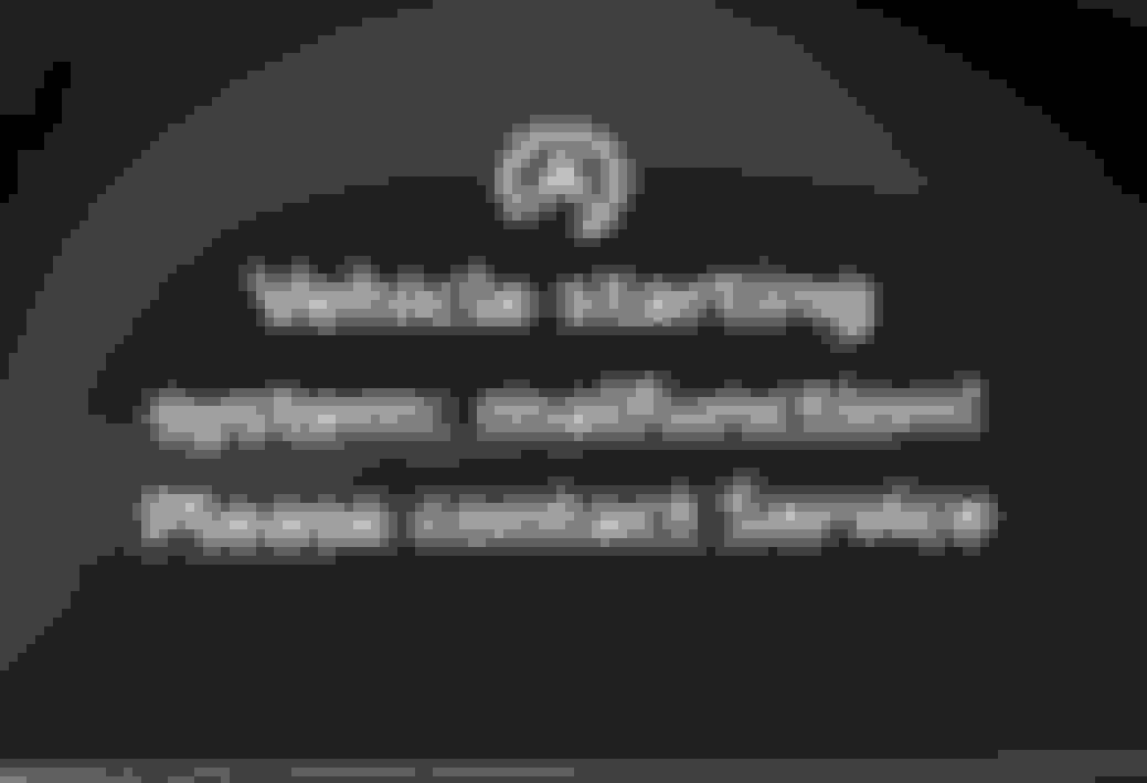 Engine Start System Malfunction Audi