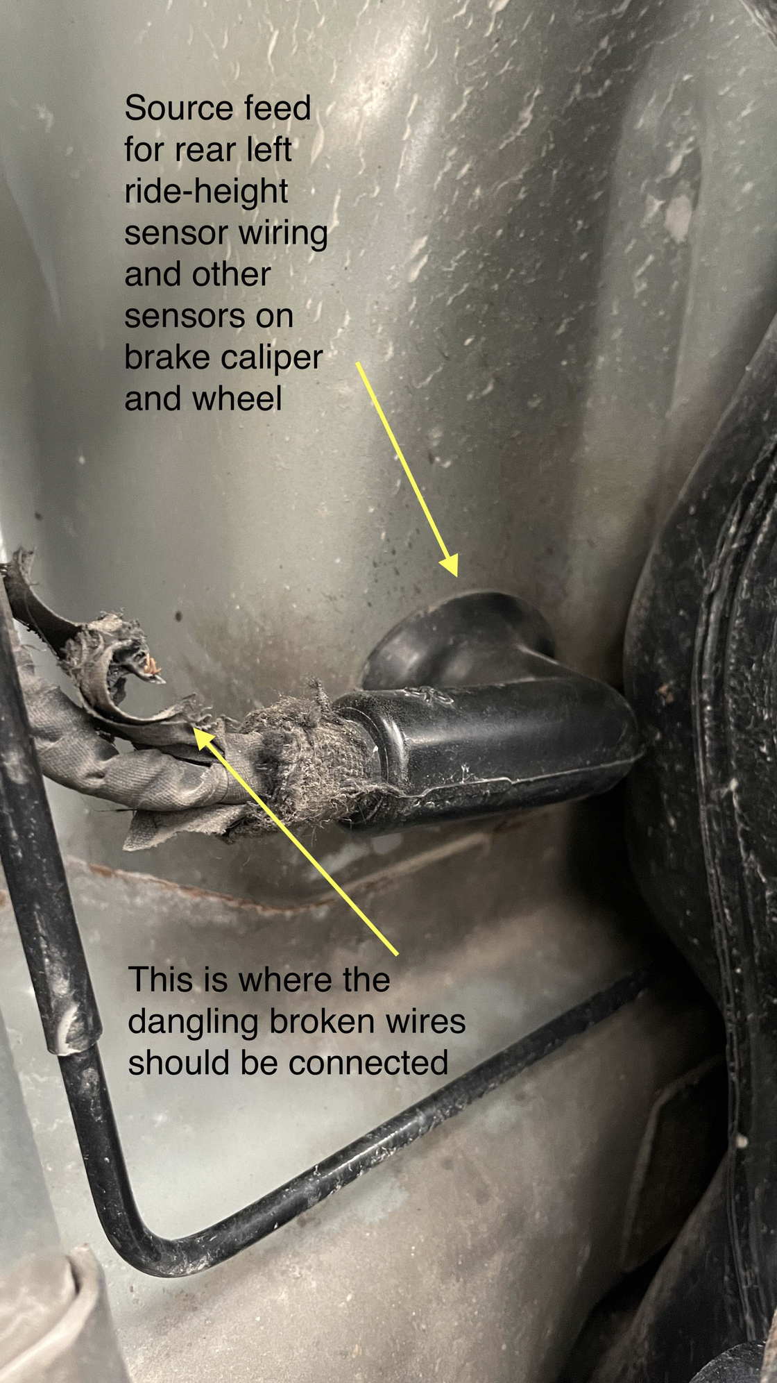 2014 Q7 Rear Left Ride-Height Sensor Broken Wire - AudiWorld Forums