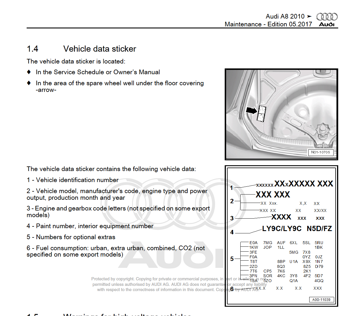 Equipment Listed in My Audi - AudiWorld Forums