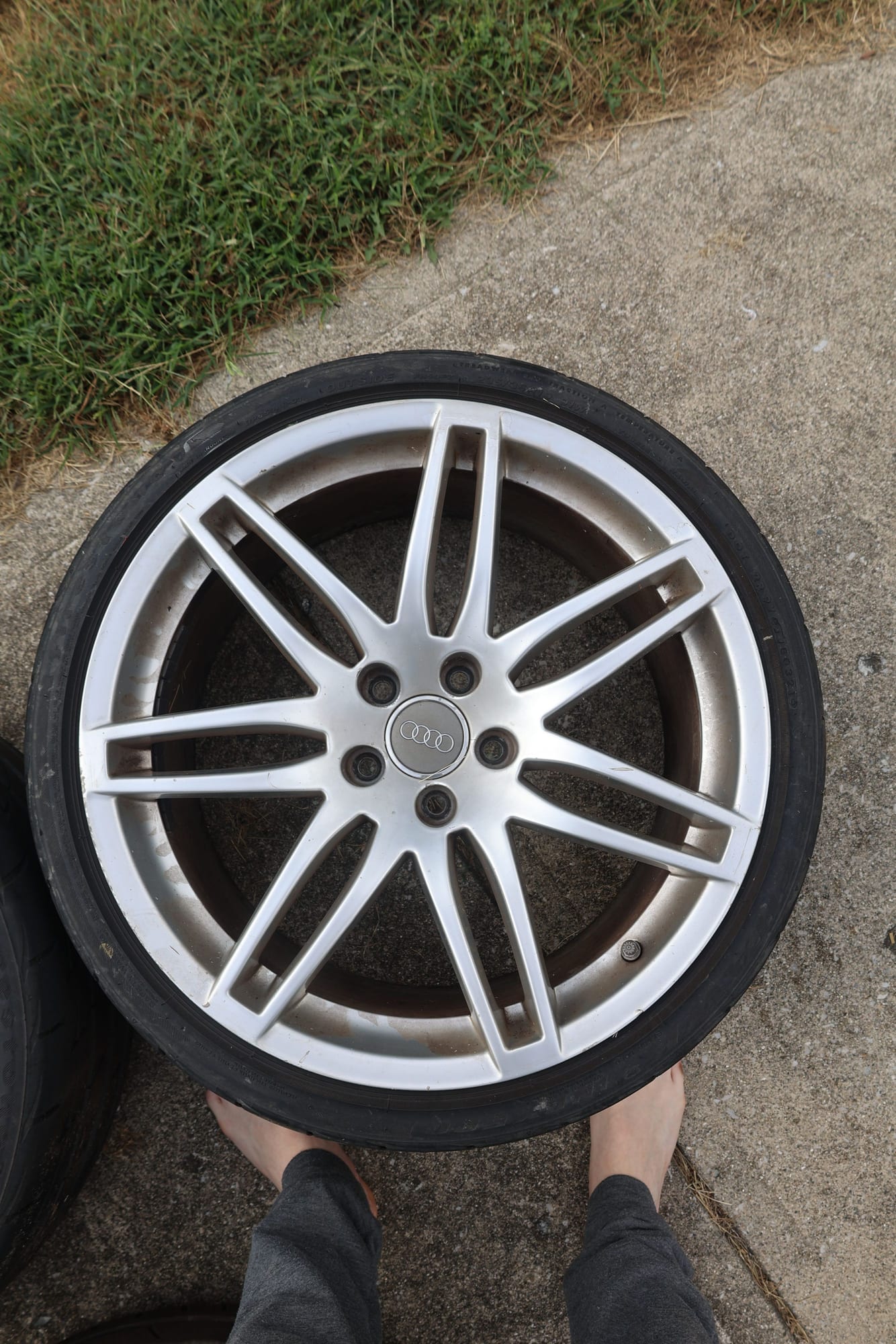 Wheels and Tires/Axles - Genuine Audi RS4 Alloys 19” Hypersliver - Used - 1999 to 2017 Audi All Models - Greenwood, IN 46142, United States