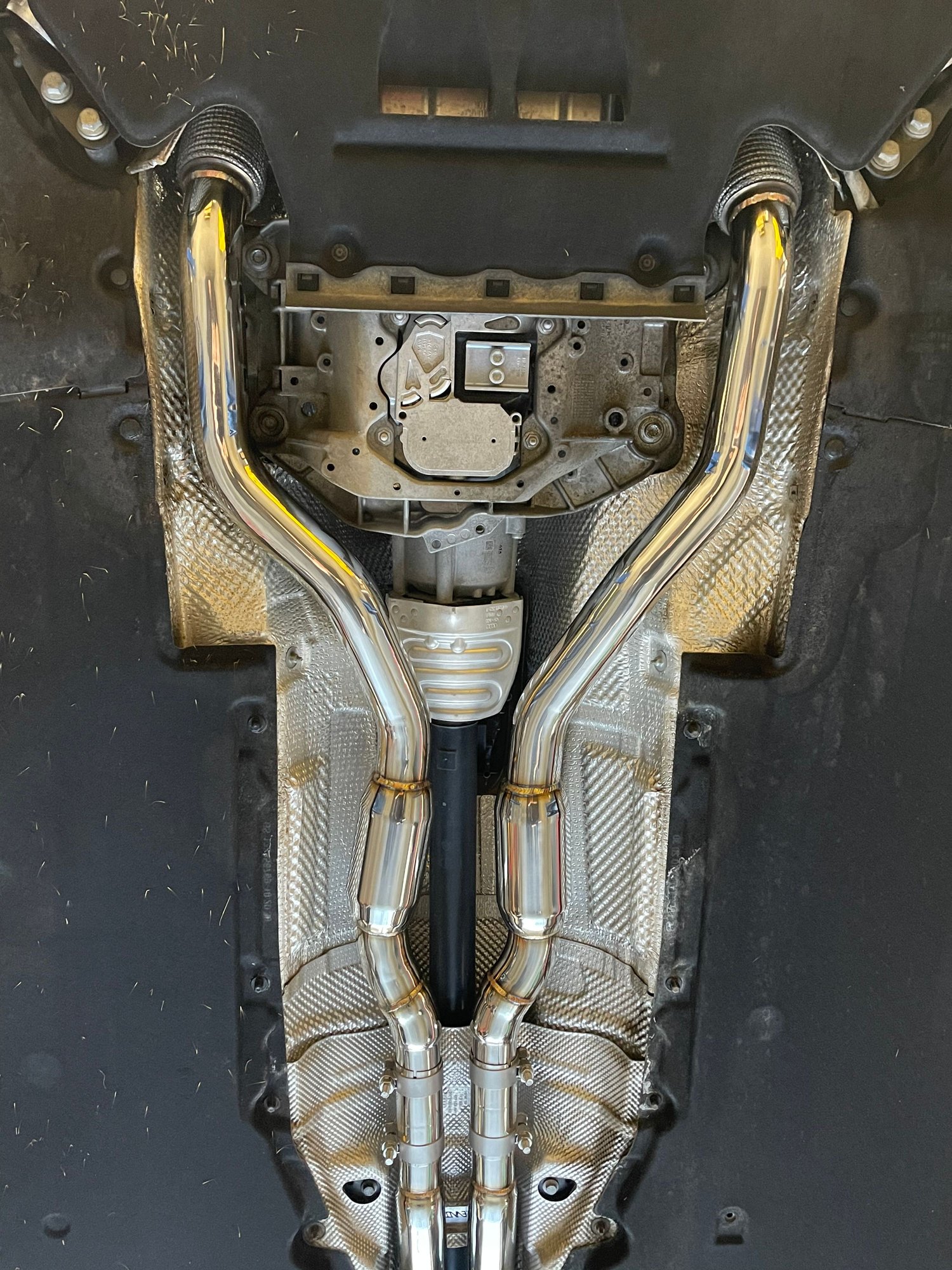 Full Cende Exhaust with catless downpipes, resonated mid pipes and