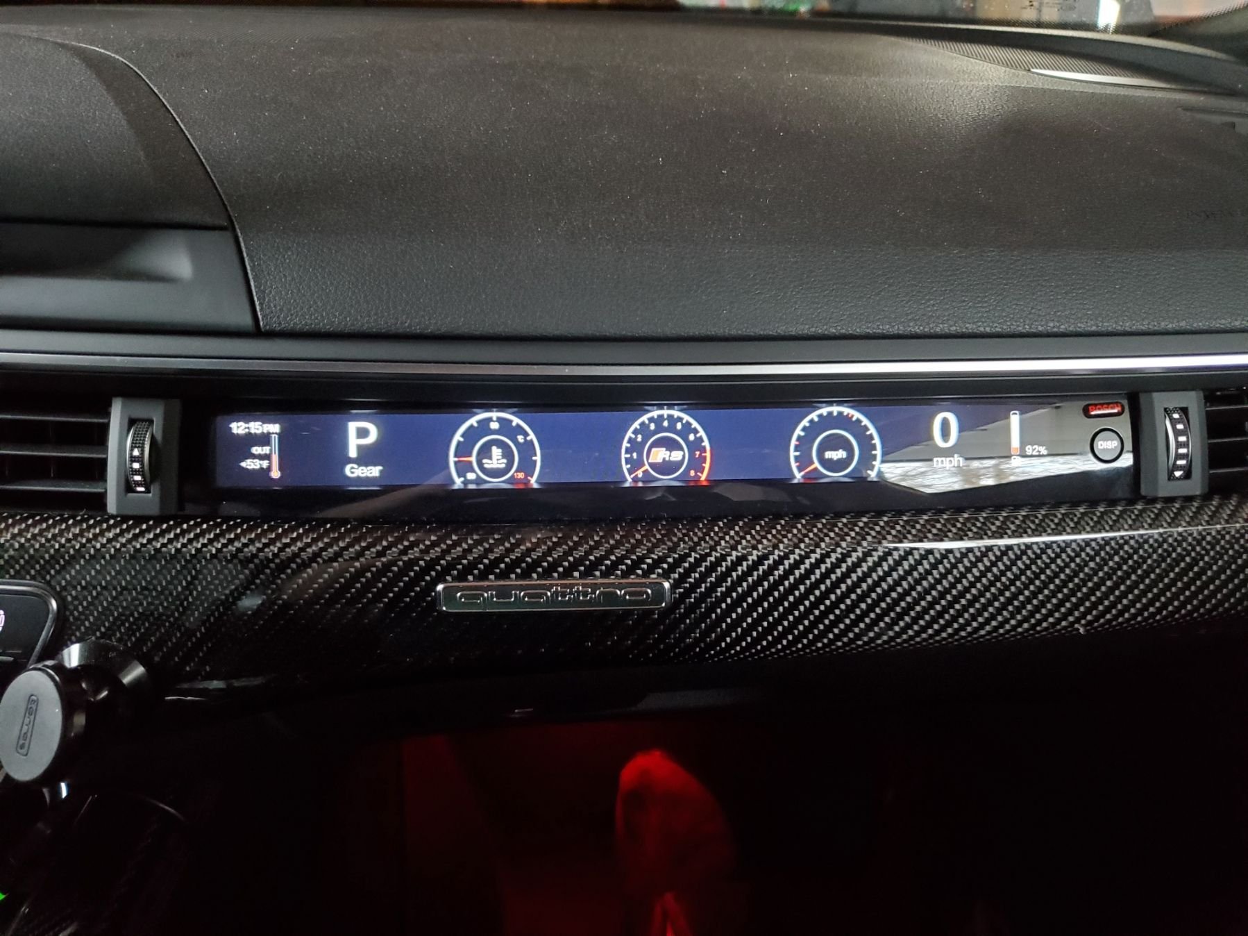 Sport Passenger Display Package Installation AudiWorld Forums