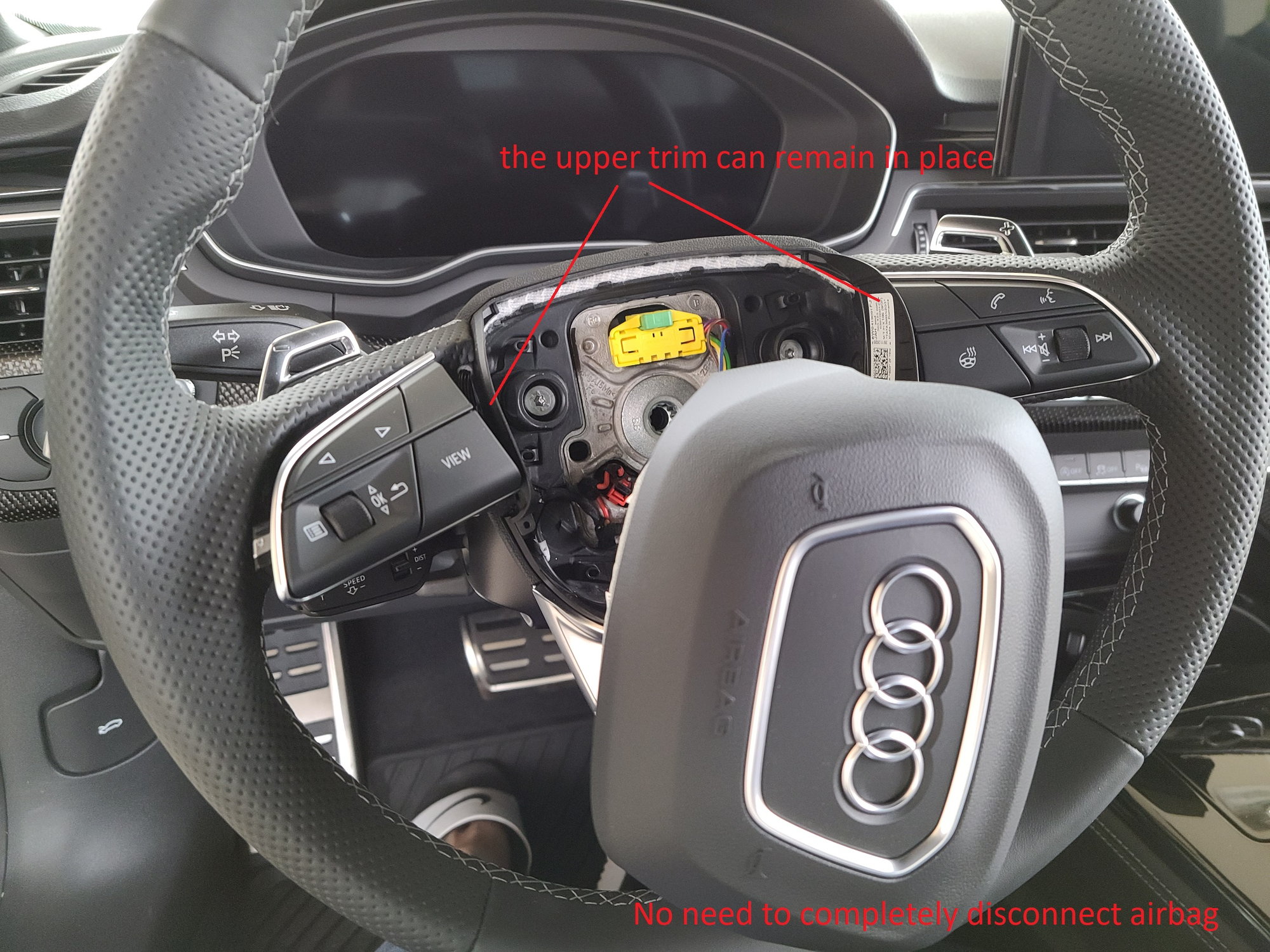 Paddle shifter replacement on B9.5 - AudiWorld Forums