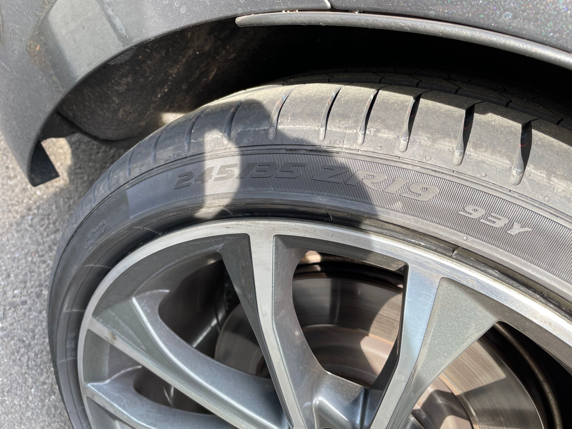 Mistake getting tire service wrong size tire - AudiWorld Forums