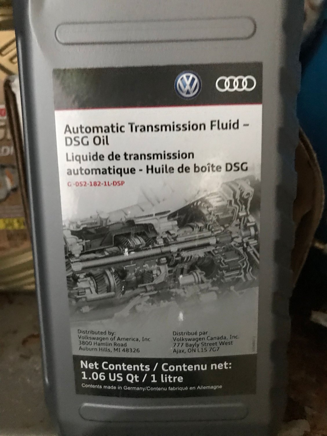 Audi Other DSG FLUID AND FILTER - AudiWorld Forums