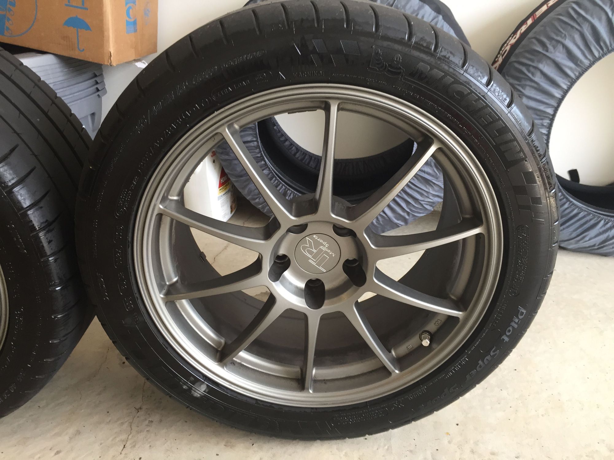 Audi A4 FS4 TR Motorsport 18x8.5 et35 wheels w/Michelin PSS 265/40/18