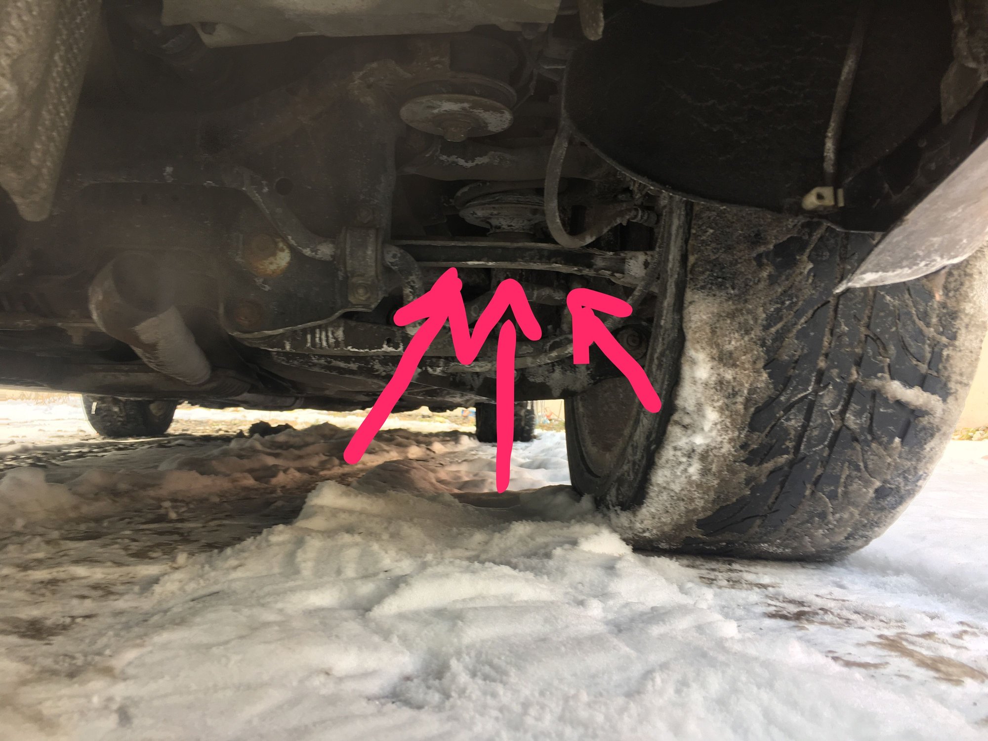 Bent tie rod? Passenger side rear. AudiWorld Forums